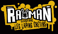 Rayman Raving Rabbids DS Box France	Rayman contre les Lapins Crétins Logo